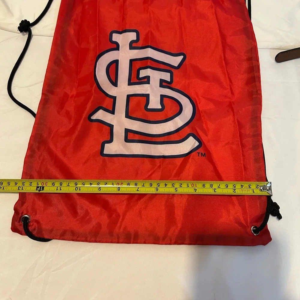 Red Drawstring Bag with STL Logo